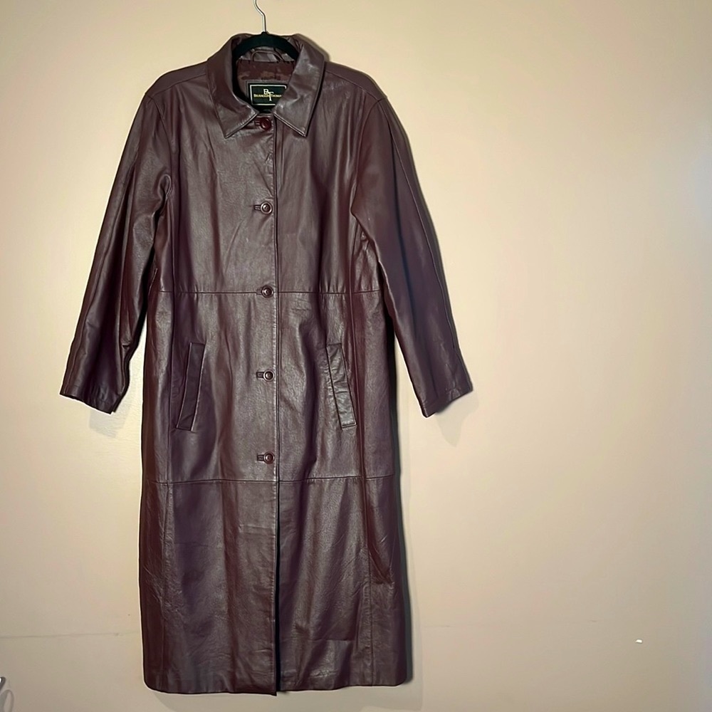 Brandon Thomas - Leather Trench Coat